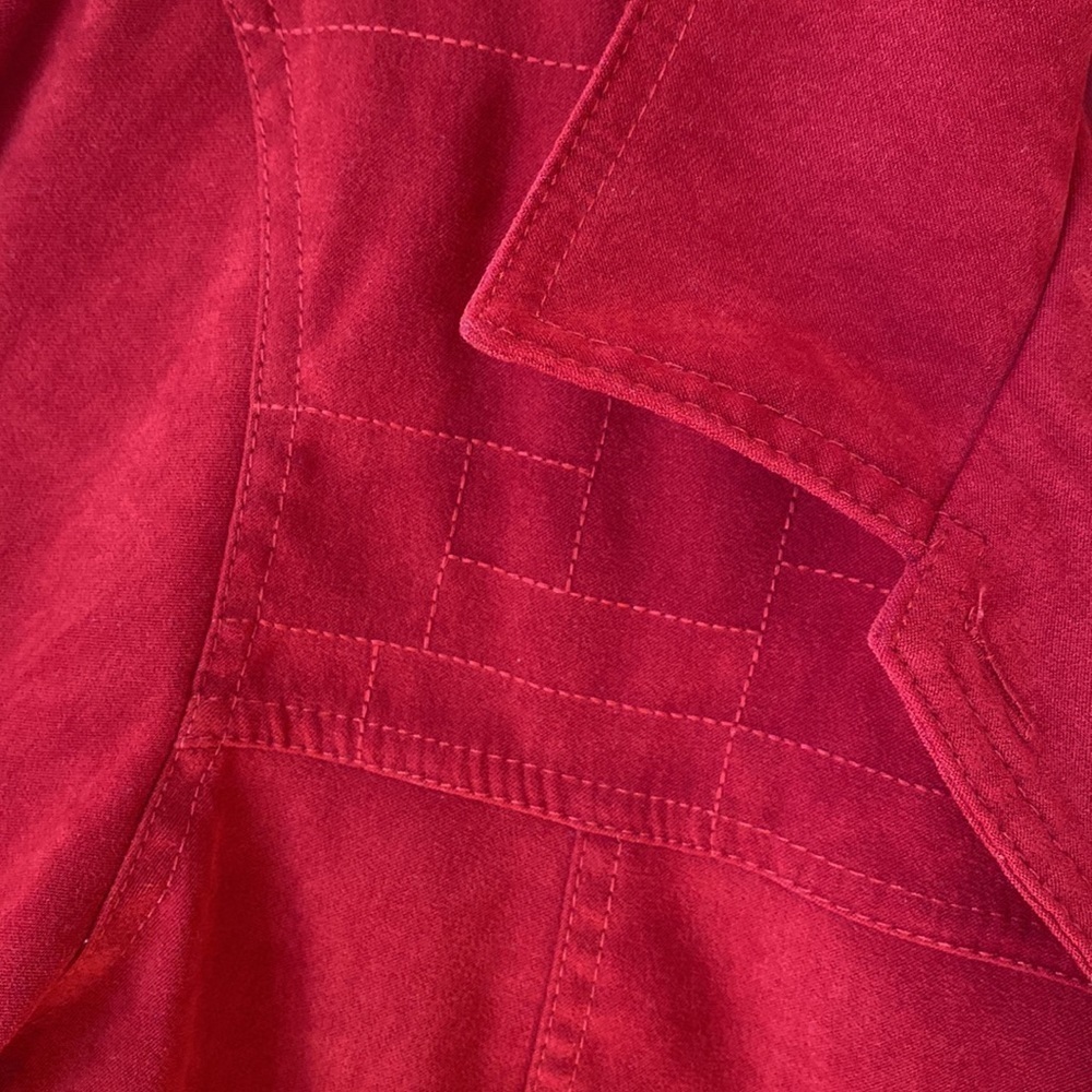 Koret Women's Red Button Down Shirt - Picture 6 of 9